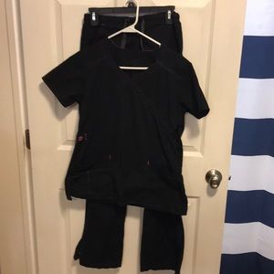 Black wonder flex uniform set